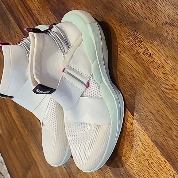 SOREL Explore Defy Midi Sneakers SEASALT Womens 8.5 - Picture 2 of 7